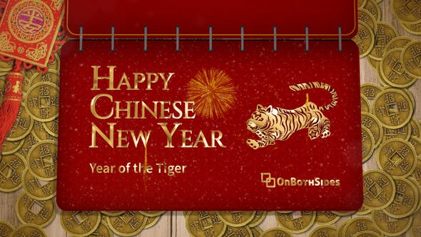 Intro Style lịch năm mới 2022 - Nhâm Dần v6 - Chinese New Year Booklet Opener by OnBothSides