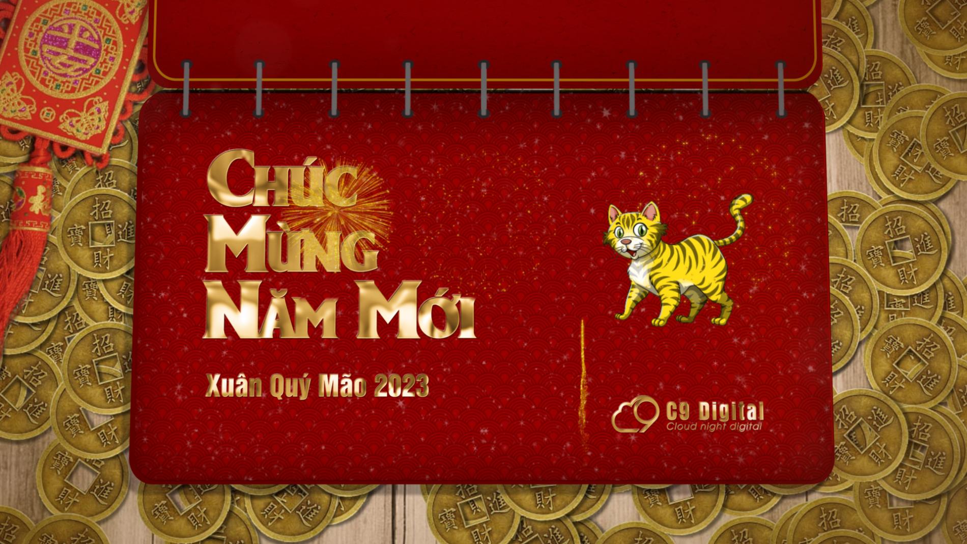 Intro Style lịch năm mới 2023 - Quý Mão v6 - Chinese New Year Booklet Opener by OnBothSides